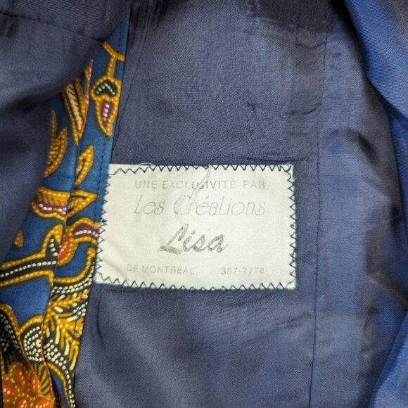 Vintage Les Créations Lisa Sleeveless Floral Dress - Montreal Exclusive Size 6 - Picture 9 of 9